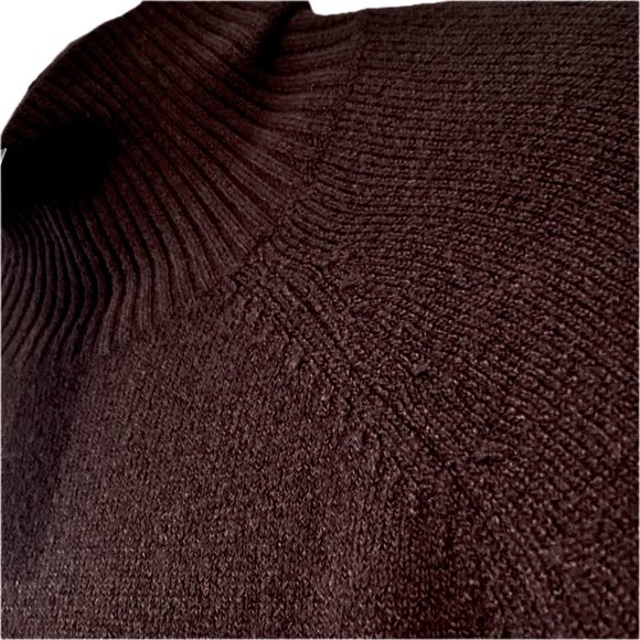 😊Banana Republic Womens Size S Pullover Sweater Turtleneck Purple Recycled NWT - Picture 4 of 9